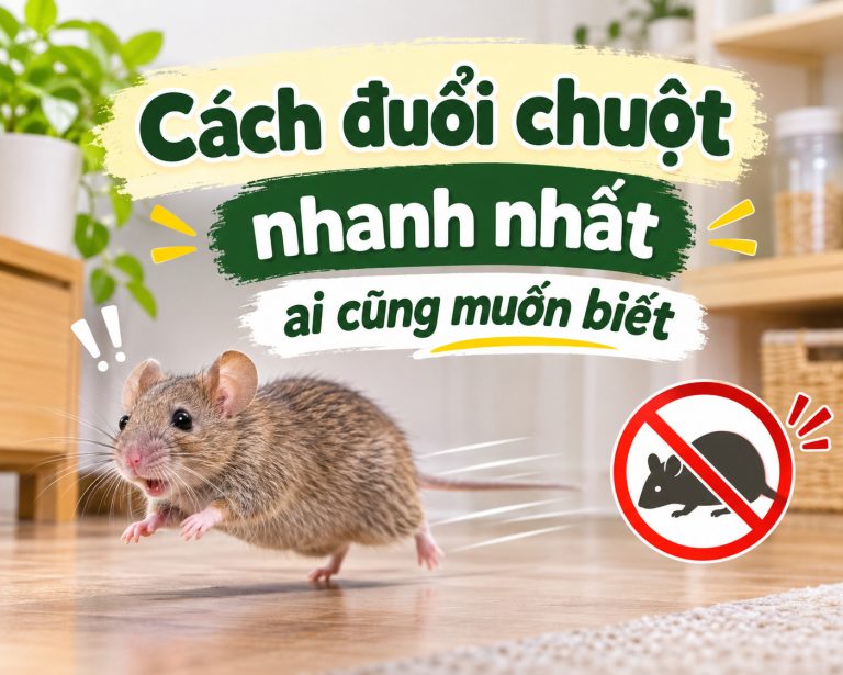 Cách đuổi chuột nhanh nhất ai cũng muốn biết