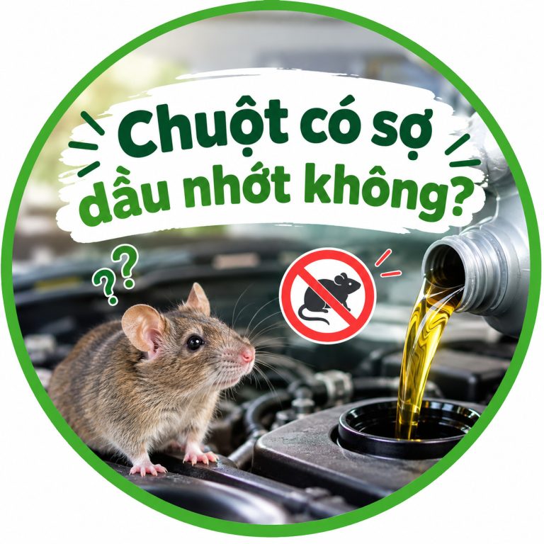 Chuột có sợ dầu nhớt không? 
